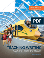 Teaching Writing Balancing Process and Product Seventh Edition