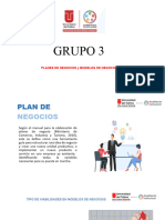 Plan de Negocio, Grupo 3