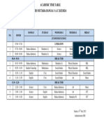 Academic Time Table JHS MUTIARA BANGSA 3 (A.Y 2023/2024)