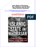 Textbook Ebook The Islamic State in Khorasan Afghanistan Pakistan and The New Central Jihad Antonio Giustozzi All Chapter PDF