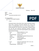 Surat Permintaan Penerbitan User-ID E-Katalog