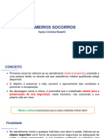 Slides - Primeiros Socorros