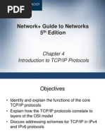 Network+ Guide To Networks 5 Edition: Introduction To TCP/IP Protocols