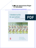 Textbook Ebook Administracion de Operaciones Roger G Schroeder All Chapter PDF