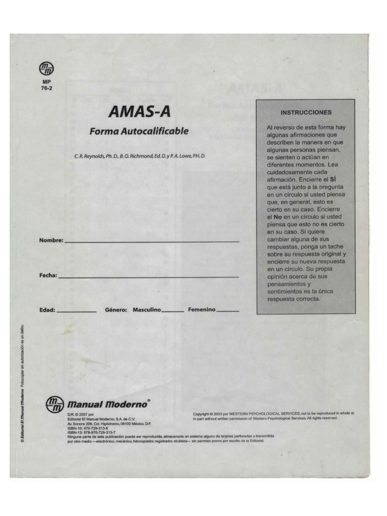 Amas A | PDF