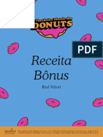Apostila de Receitas Donuts Red Velvet