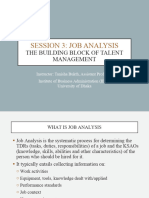 Session 3 Job Analysis