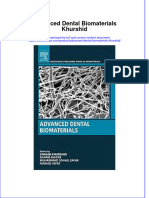 Textbook Ebook Advanced Dental Biomaterials Khurshid All Chapter PDF
