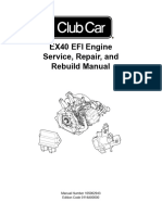 Subaru EX40 EFI Gas Engine - Service Manual