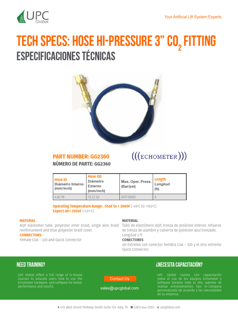 Hose 10ft WG6500 | PDF