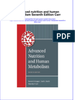 Textbook Ebook Advanced Nutrition and Human Metabolism Seventh Edition Carr All Chapter PDF