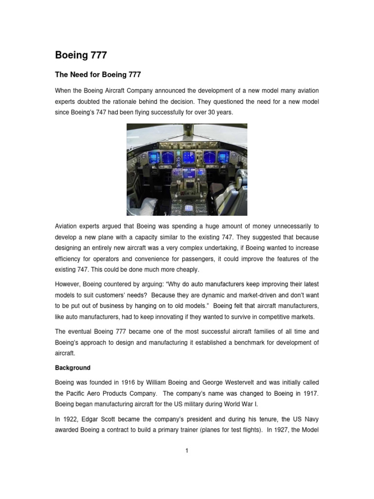 Case Study Boeing Pdf Computer Aided Design Supply Chain