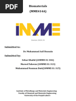 Biomaterial Assignment