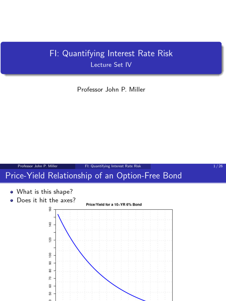 Interest Rate Risk in Bonds Explained | PDF | Bond Duration | Bonds ...