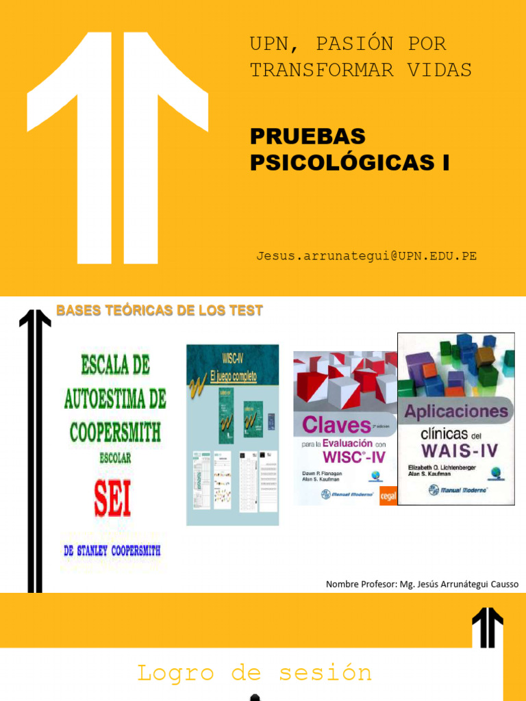 01 PPT Pruebas Psicológicas I | PDF | Ciencias del comportamiento ...