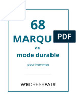 Guide Marques Durables Homme