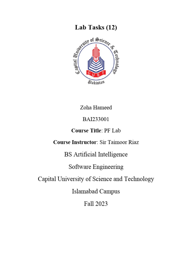 C++ String Manipulation Lab Tasks | PDF | Software Development ...