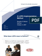 A Lopa Implementation Method: Breydon G Morton Dupont October 3, 2007