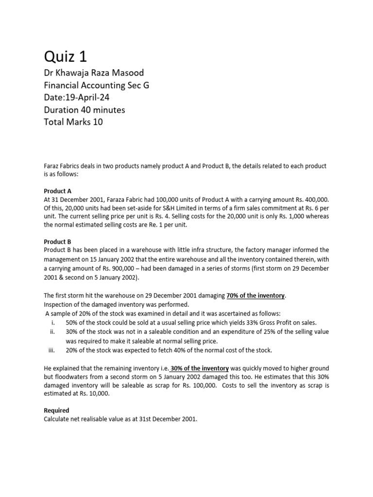 Quiz no 1 pdf