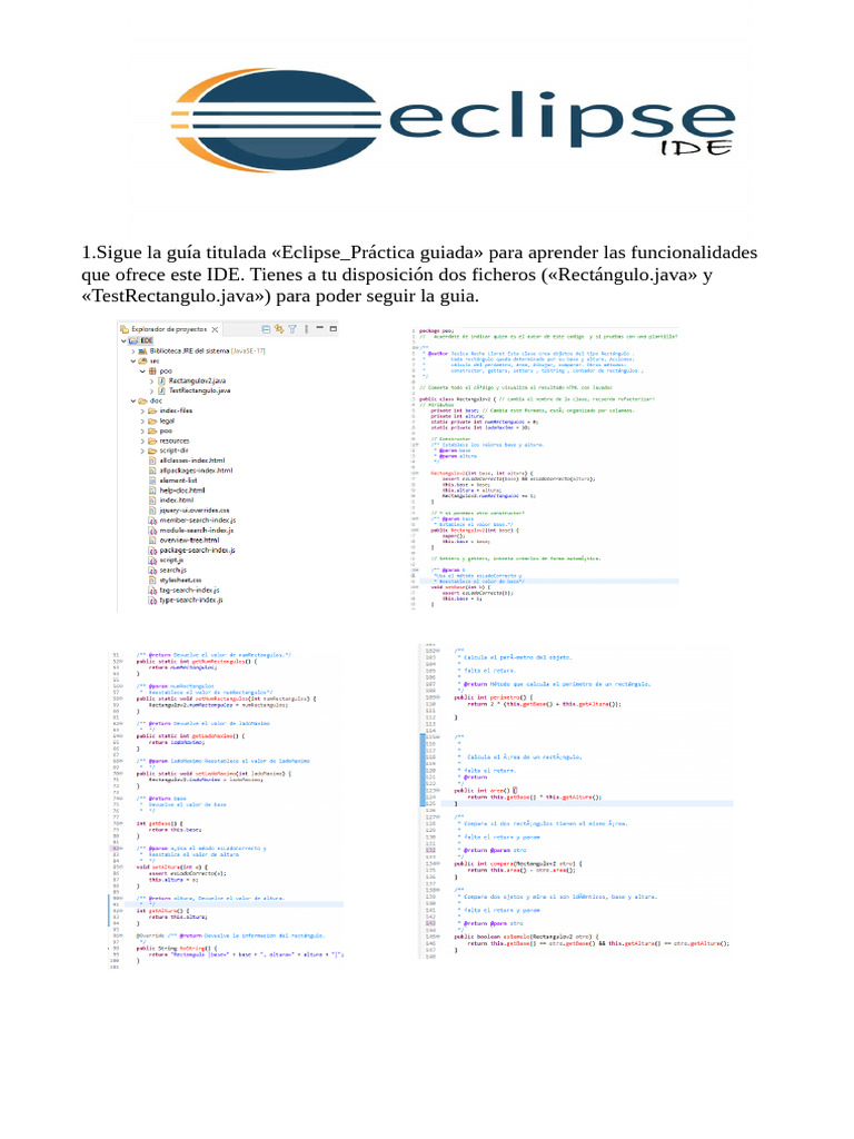 Apuntes Eclipse | PDF | Métodos y materiales de enseñanza | Informática