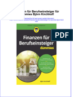 Textbook Ebook Finanzen Fur Berufseinsteiger Fur Dummies Bjorn Kirchhoff All Chapter PDF