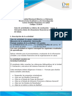 Guía de Actividades y Rúbrica de Evaluación - Unidad 2 - Tarea 3 - Interpreta Datos de Situa