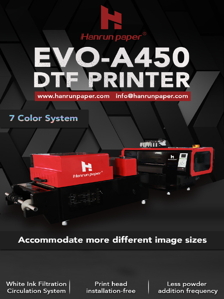 DTF A450 Printer | PDF