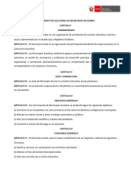 Reglamento de Elecciones de Municipios Escolares