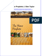 Textbook Ebook The Minor Prophets J Glen Taylor All Chapter PDF