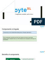 Topic 13 Components, Modules, and Services