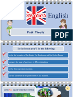 British English: Past Tenses