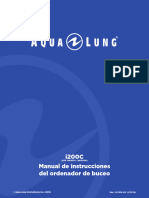 Manual de Instrucciones Del Ordenador de Buceo I200c: (P/N NS155111 - NS155116)