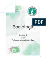 Cuadernillo Sociología 5tob Colegio Del Faro Prof. Castro Juin
