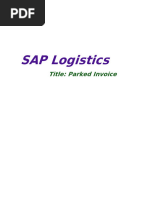 FBV0 Post Parked GL Document | PDF | Database Transaction | Databases