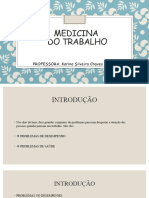 Medicina Do Trabalho - Introdução Unidade 1