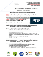 10 D - 09 N Todo El Norte Del PERU-Salinas, Guayaquil. 1,390 Soles 2024