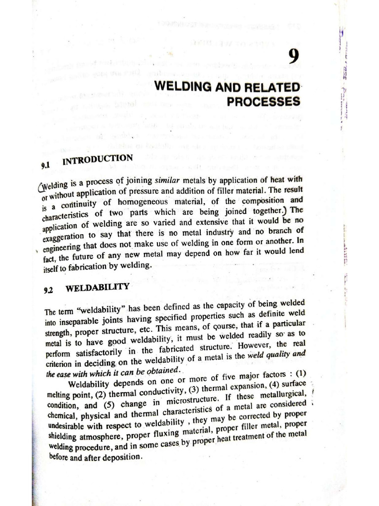 Study Material - Welding Shop | PDF