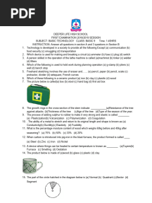 JS 3 Basic Tech First Term Exams
