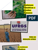 Tema 3 - Mudanças Climáticas e Direitos Humanos