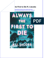 Textbook Ebook Always The First To Die R J Jacobs 5 All Chapter PDF