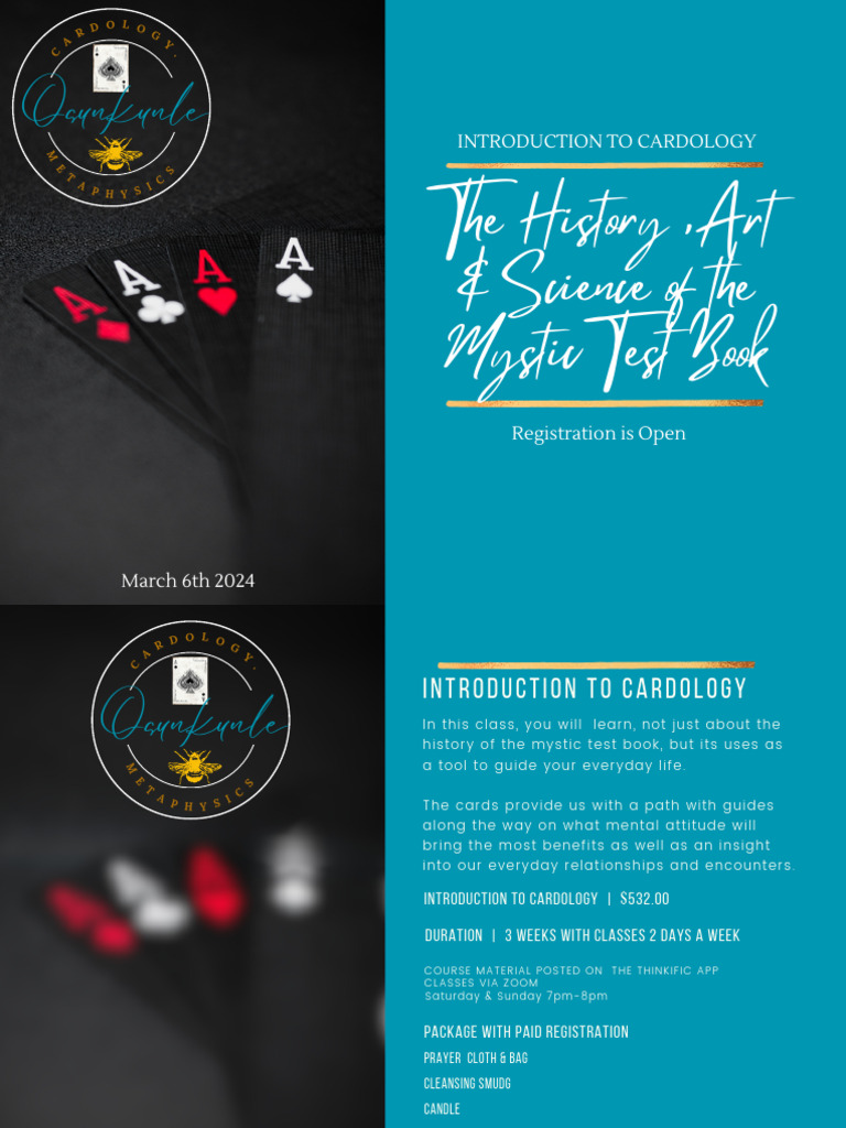 Cardology Course: Metaphysical Card Reading | PDF | Gaming Devices ...