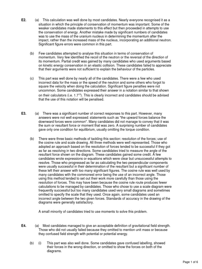 Momentum and Energy Conservation Analysis | PDF | Force | Momentum