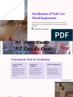 Sterilization of Nail Care Metal Implements