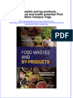 Textbook Ebook Food Wastes and by Products Nutraceutical and Health Potential First Edition Campos Vega All Chapter PDF