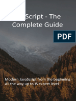 JavaScript The Complete Guide Modern