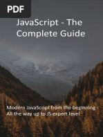 JavaScript The Complete Guide Modern