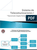 "Transmisión Digital Multiplexada PDH, Sdh/Sonet": Integrantes