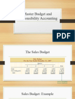 Master Budgeting