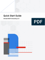 SOCaaS MSSP Onboarding-23.1-Quick Start Guide