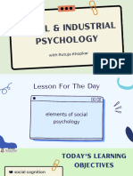 Elements of Social Psychology
